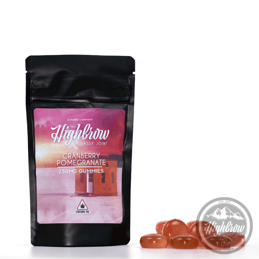 Highbrow Cranberry Pomegranate Gummies 250mg
