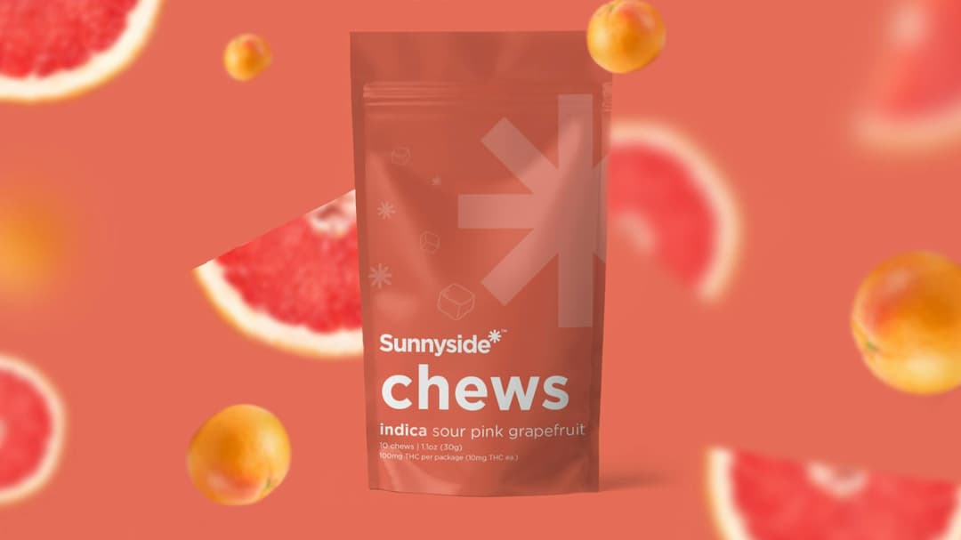Sunnyside* Chews Sour Grapefruit 100mg