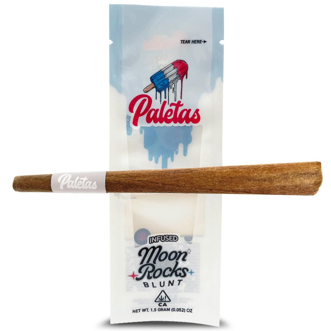 Paletas: White Runtz- Moonrock Infused Blunt (1.5g)