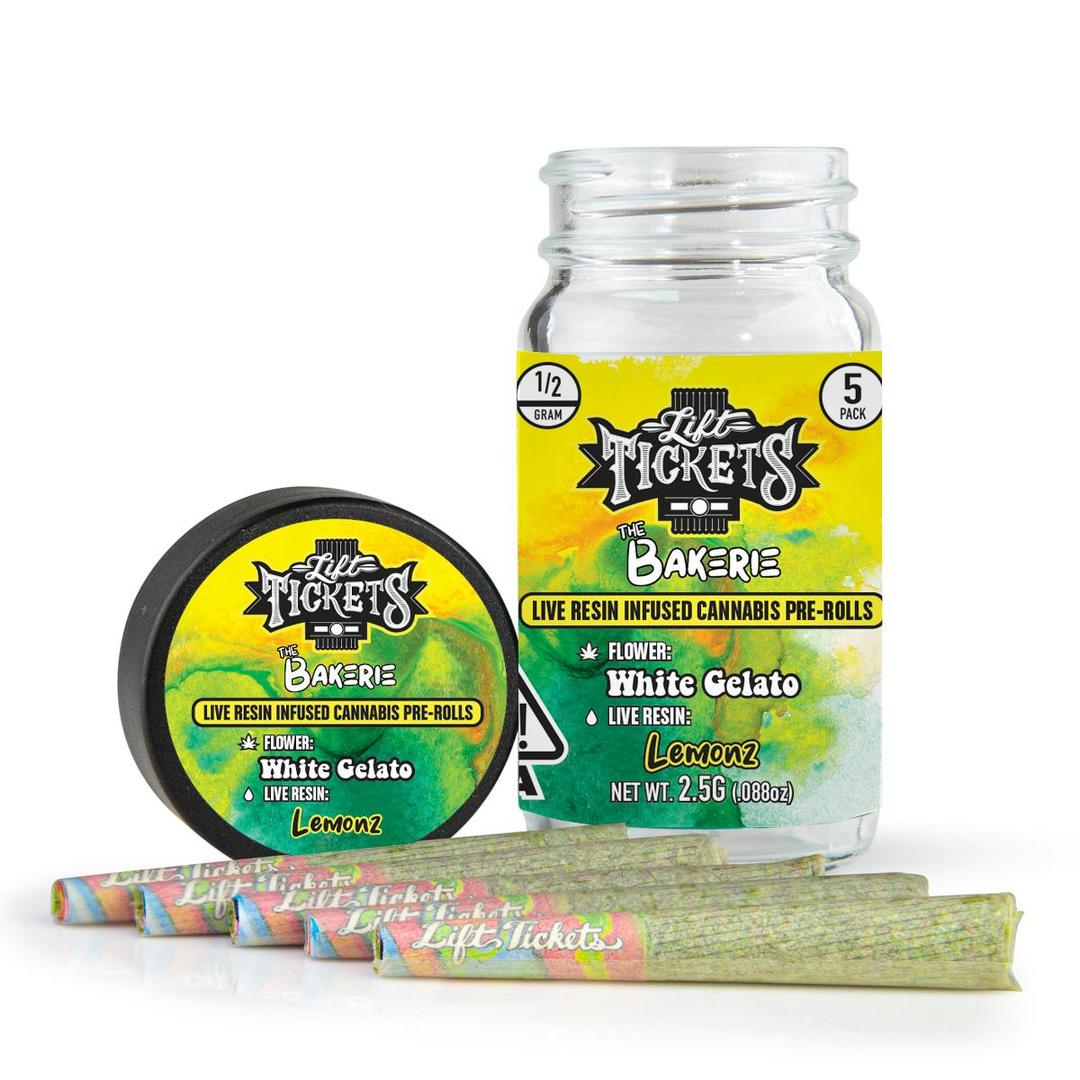 White Gelato x Lemonz - Infused Pre-Roll 5-Pack