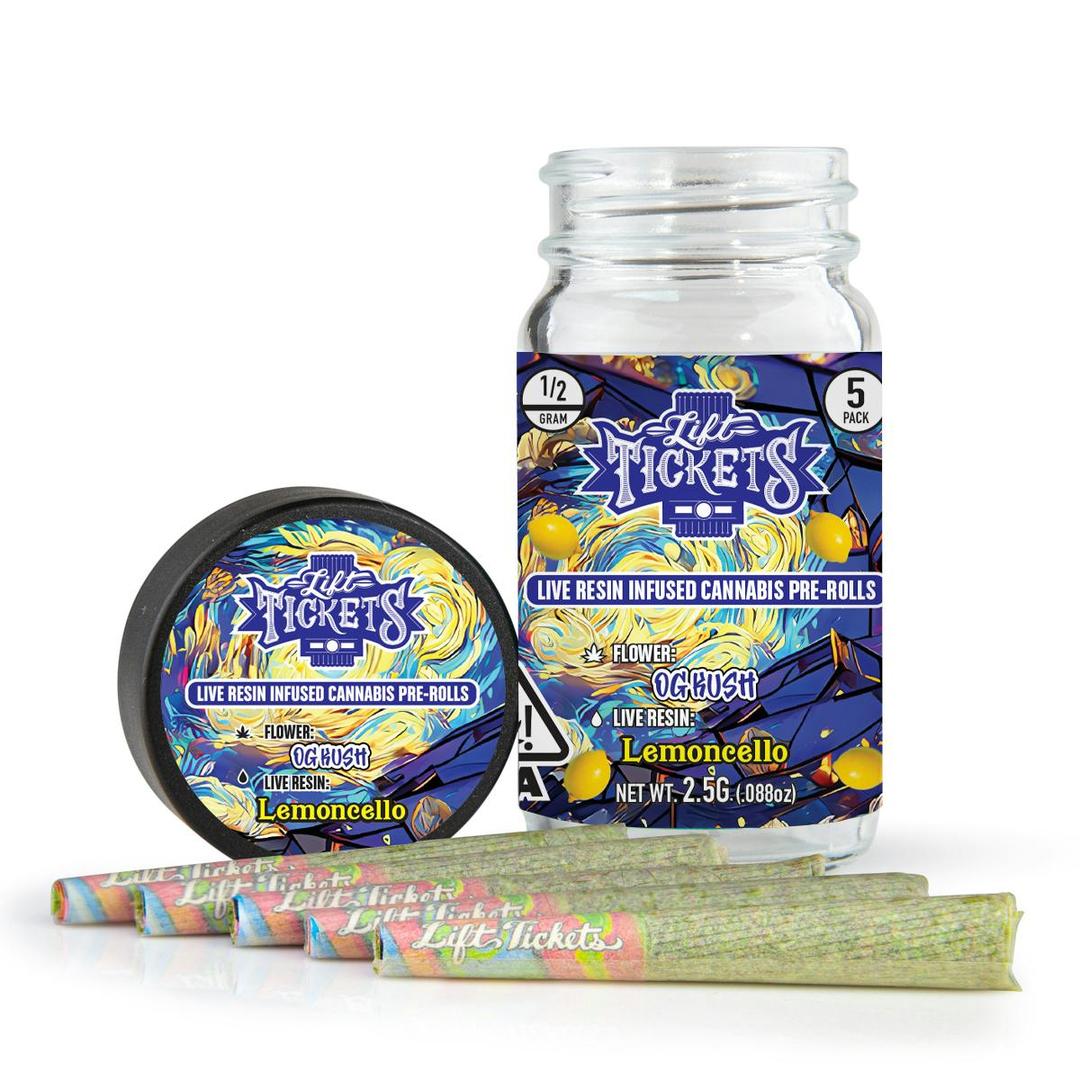 OG Kush x Lemoncello - Infused Pre-Roll 5-Pack