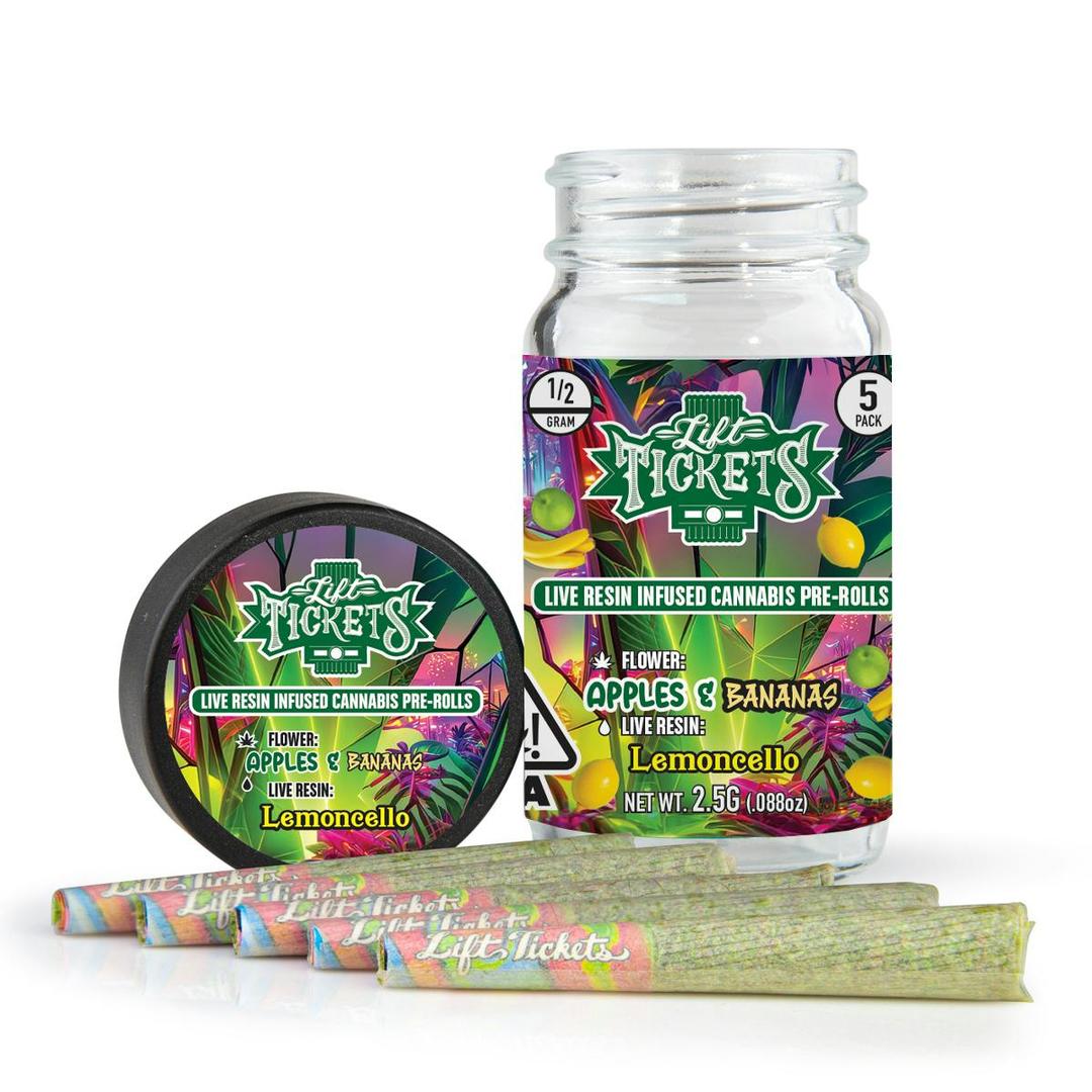 Apples & Bananas x Lemoncello - Infused Pre-Roll 5-Pack