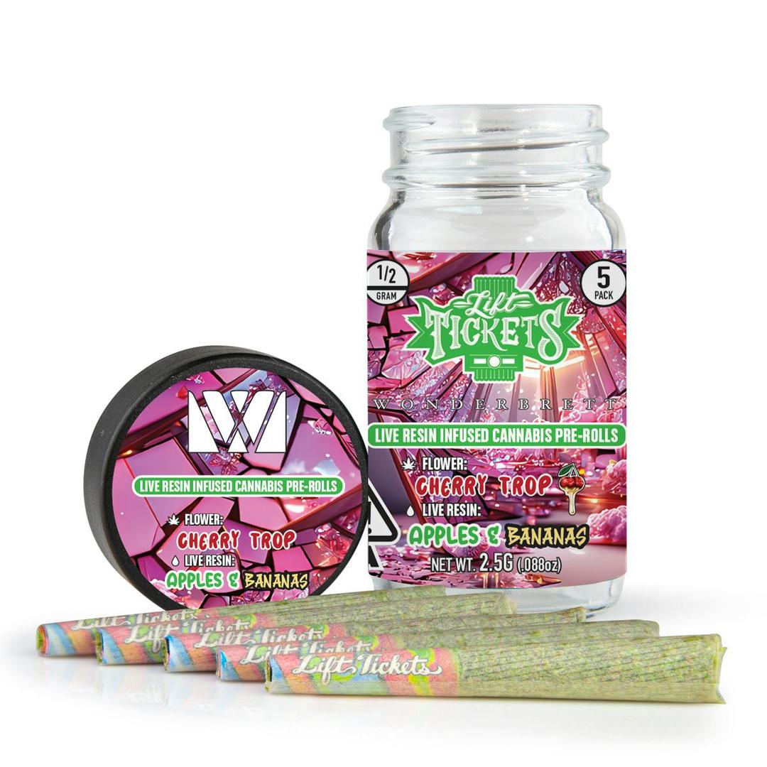 Cherry Trop x Apples & Bananas - Infused Pre-Roll 5-Pack