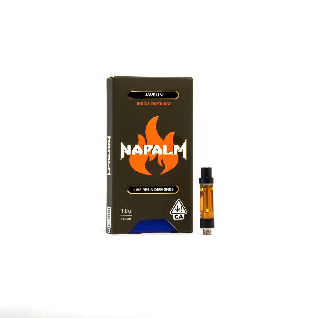 NAPALM -JAVELIN Live Resin Liquid Diamonds, 510 Cartridge (1 gram)