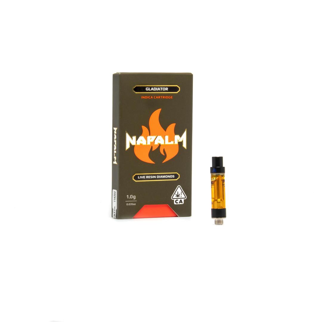 NAPALM - GLADIATOR Live Resin Liquid Diamonds, 510 Cartridge (1 gram)
