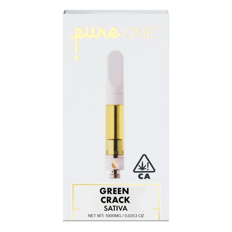Pure | CARTRIDGE 1G | Green Crack | Sativa