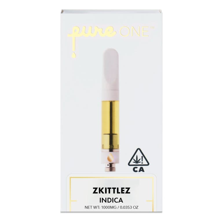 Pure | CARTRIDGE 1G | Zkittlez | Indica