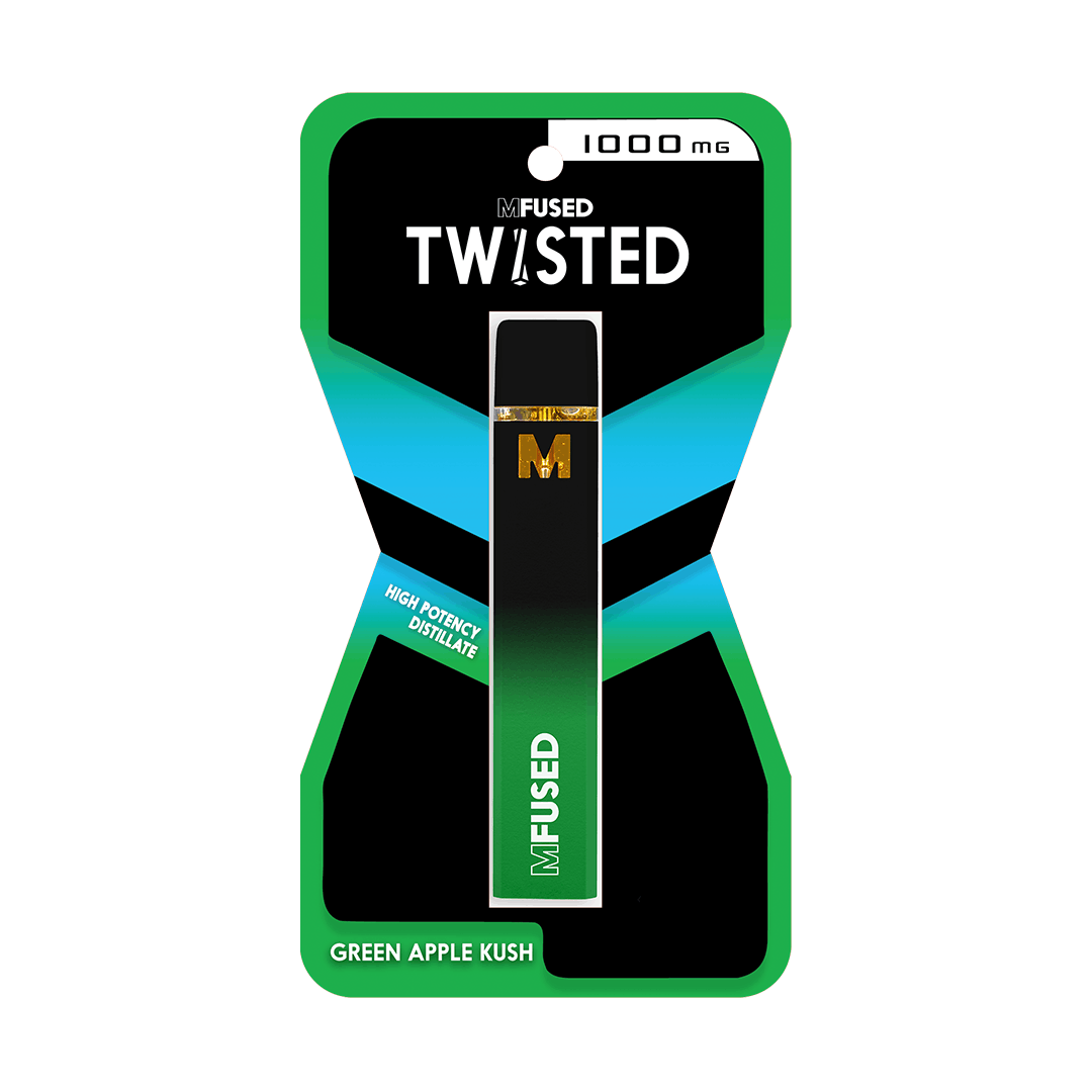 TWISTED Disposable Vape - Green Apple Kush