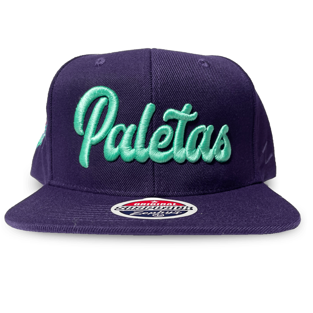 Paletas: Purple- Snapback Hat (Wordmark)