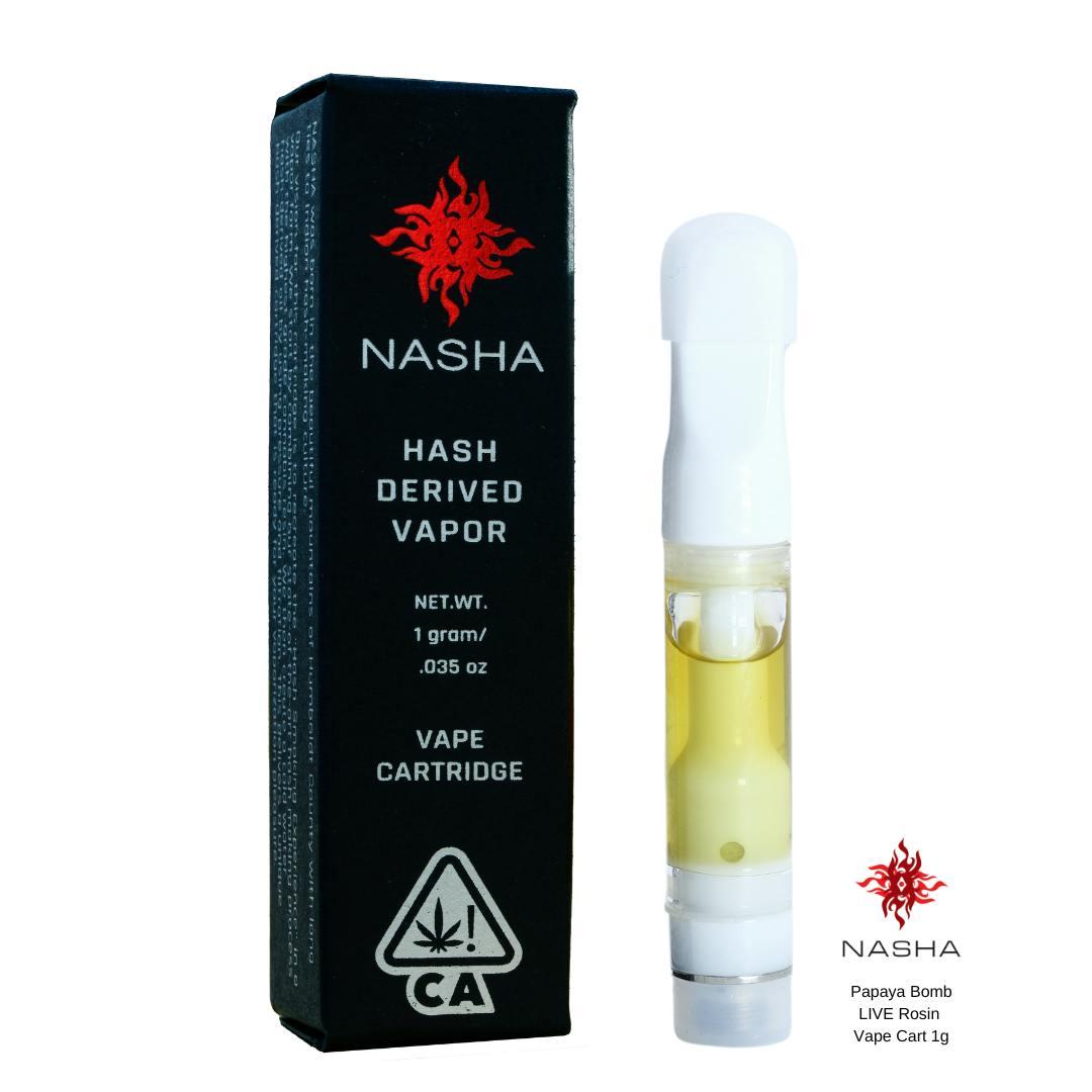 Papaya Bomb Live Rosin Vape Cart 1g