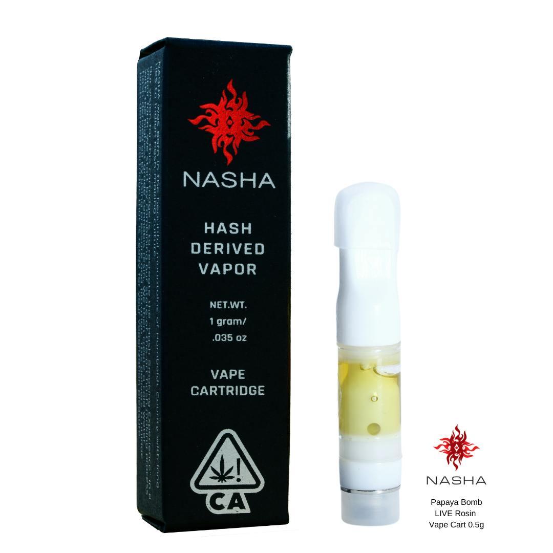 Papaya Bomb Live Rosin Vape Cart 0.5g