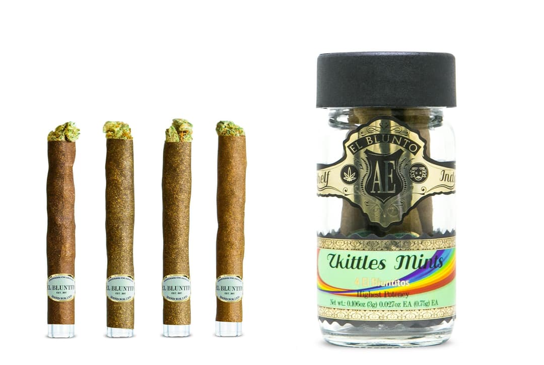 El Bluntito - 4-Pack - Zkittles Mints - 4 x .75G [Mini Blunt]