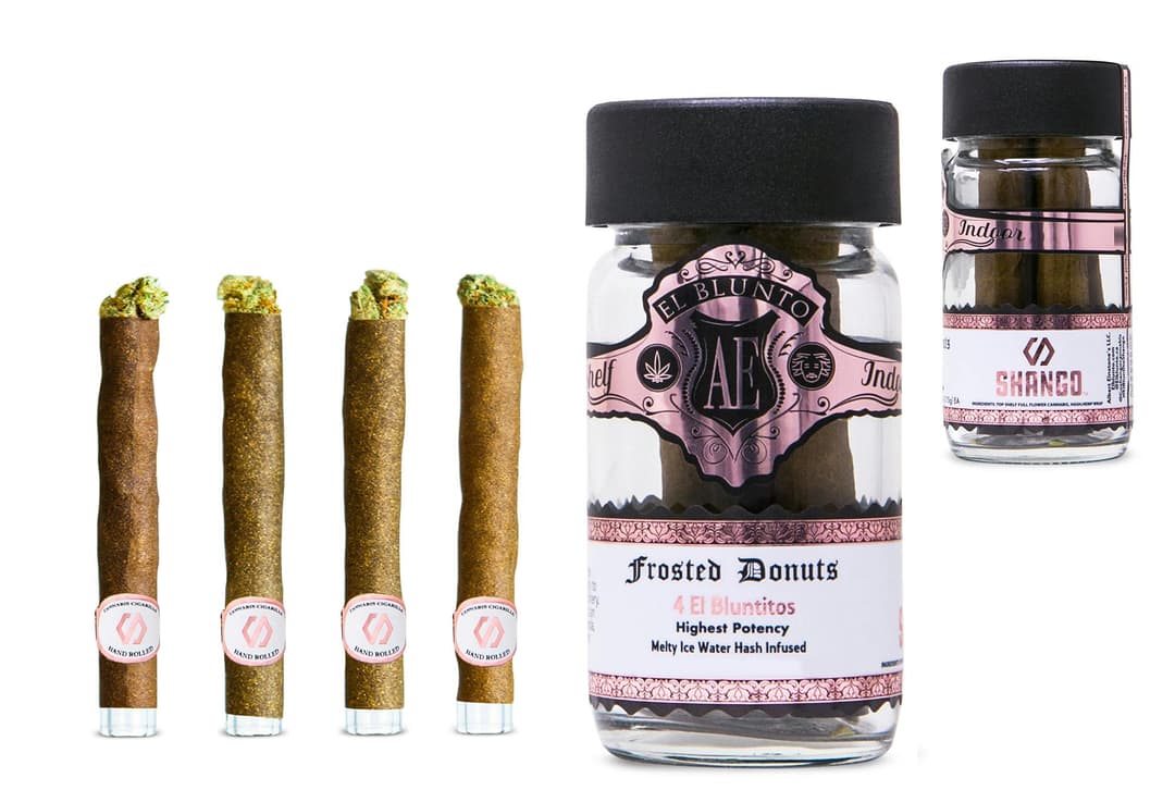El Bluntito x Shango - 4-Pack - Frosted Donuts - Hash Infused - 4 x .85G