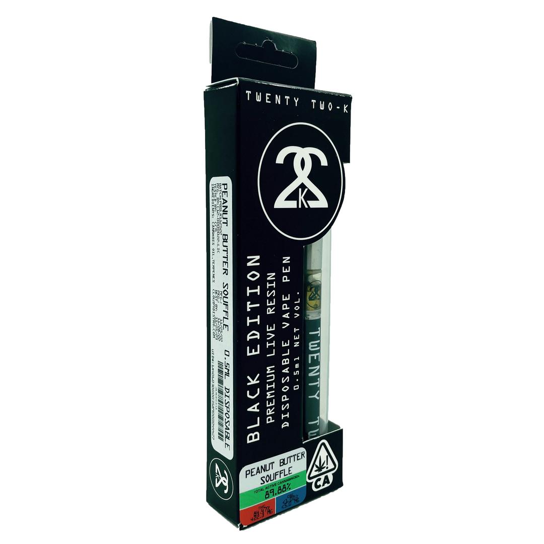 22K - Live Resin - Peanut Butter Soufflé - 0.5ml Disposable