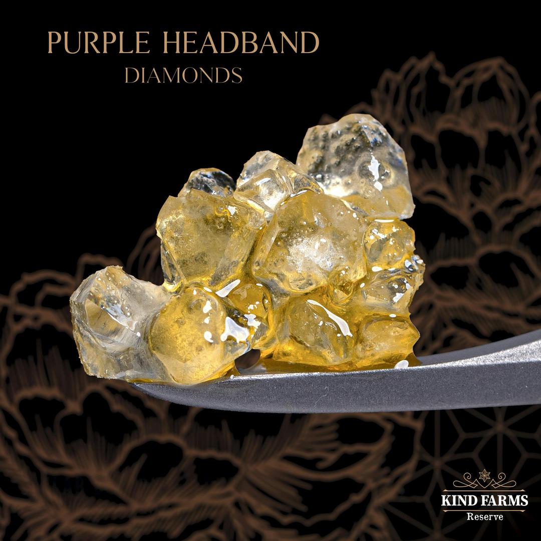 Purple Headband Live Diamonds and Sauce - Kind Farms Reserve