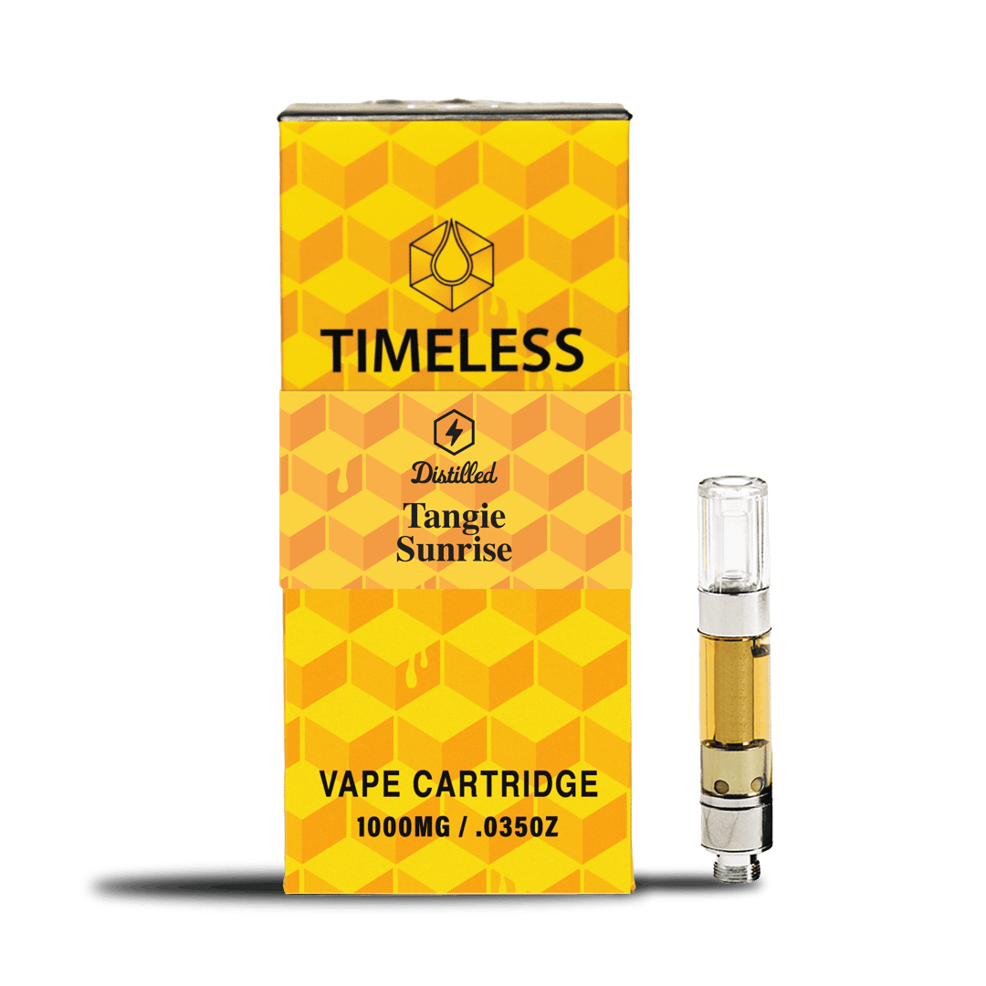 Timeless Tangie Sunrise 1000mg Vape Cartridge (Energy)