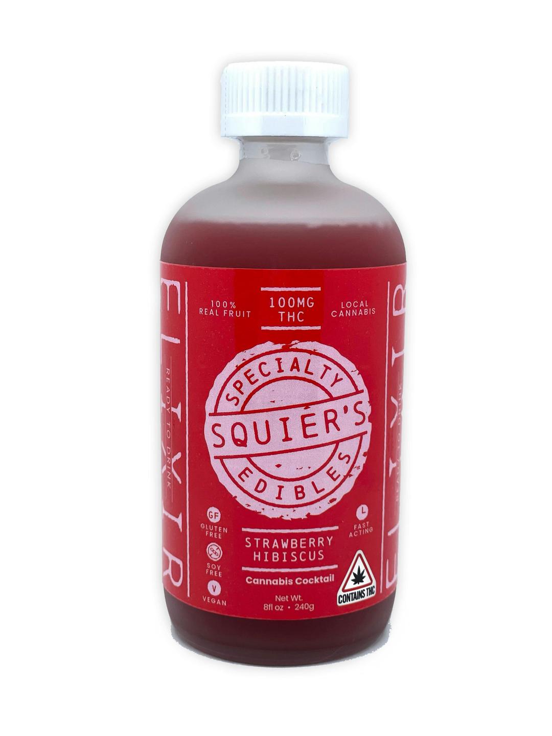 Strawberry Hibiscus Full-Spectrum Elixir 100mg