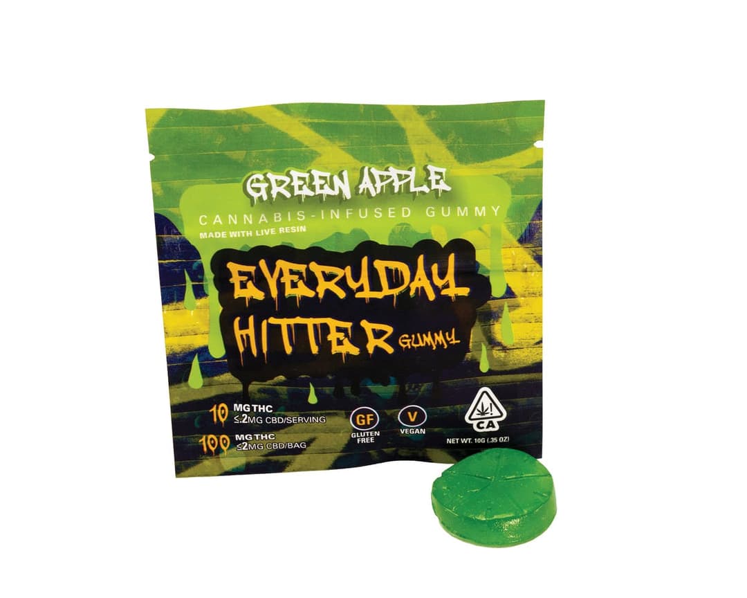 Everyday Hitter - Green Apple (100mg) Gummy