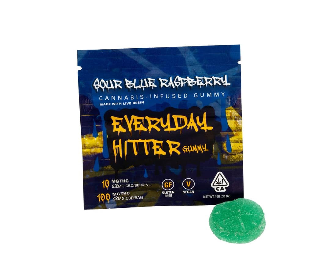 Everyday Hitter - Sour Blue Raspberry (100mg) Gummy