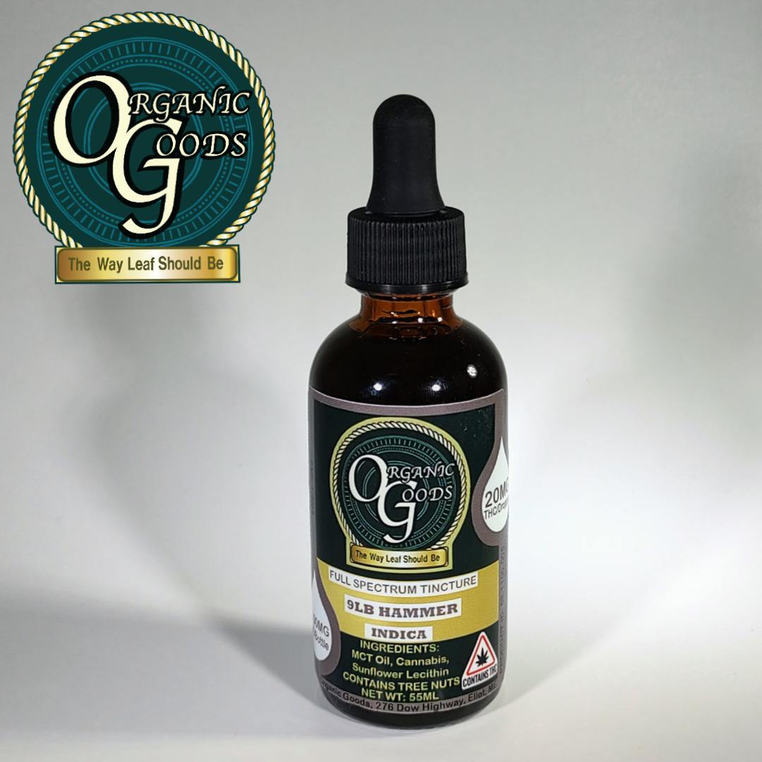 Organic Goods Tincture THC Full Spectrum 9lb Hammer 1100 MG