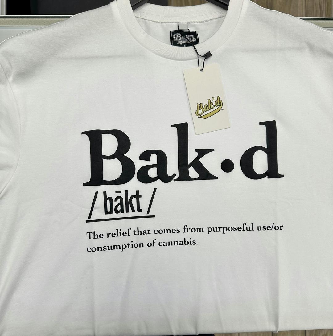 Bak’d Definition & Meaning T-Shirt -White