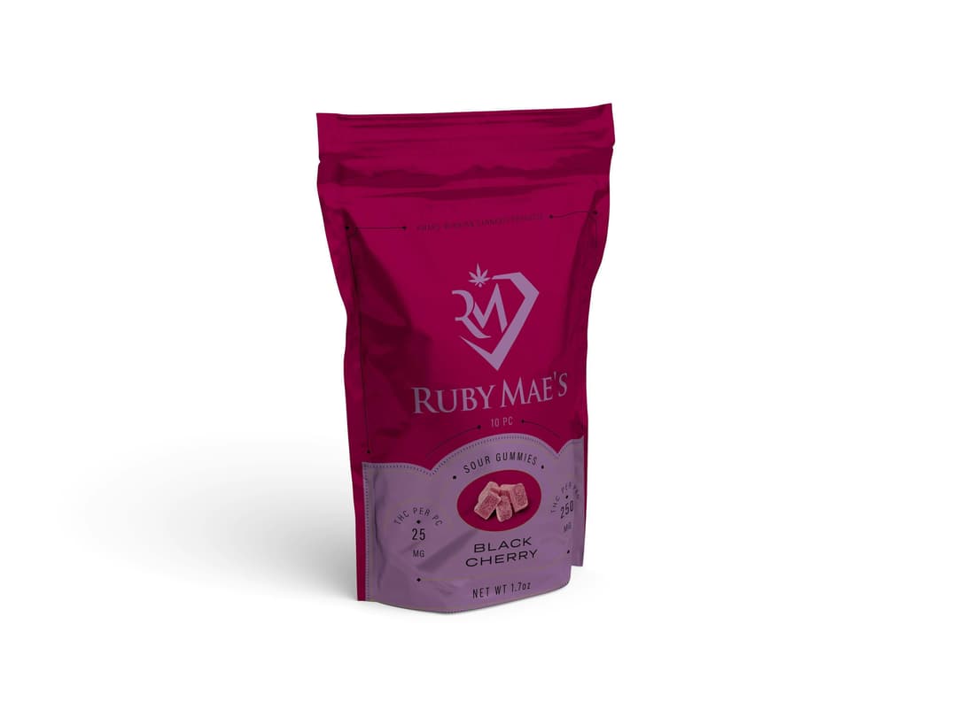 Sour Gummies | Black Cherry | 250mg