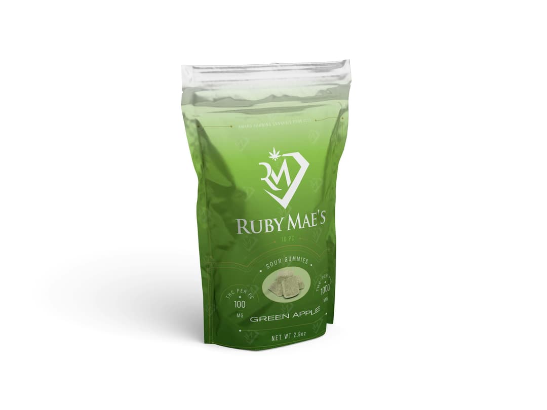 Sour Gummies | Green Apple | 1000mg