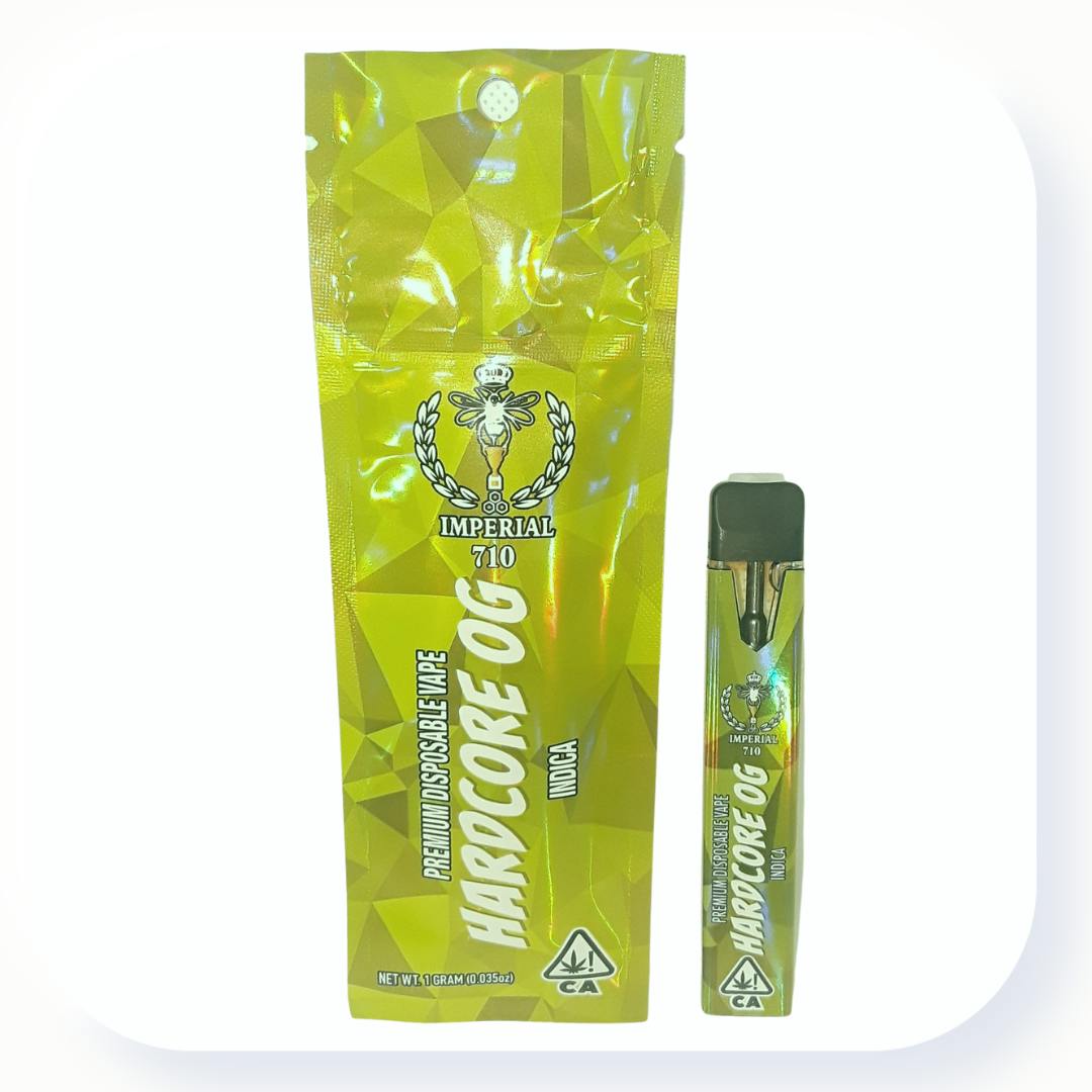 HARDCORE OG1.0 g (Indica) PREMIUM DISPOSABLE VAPE