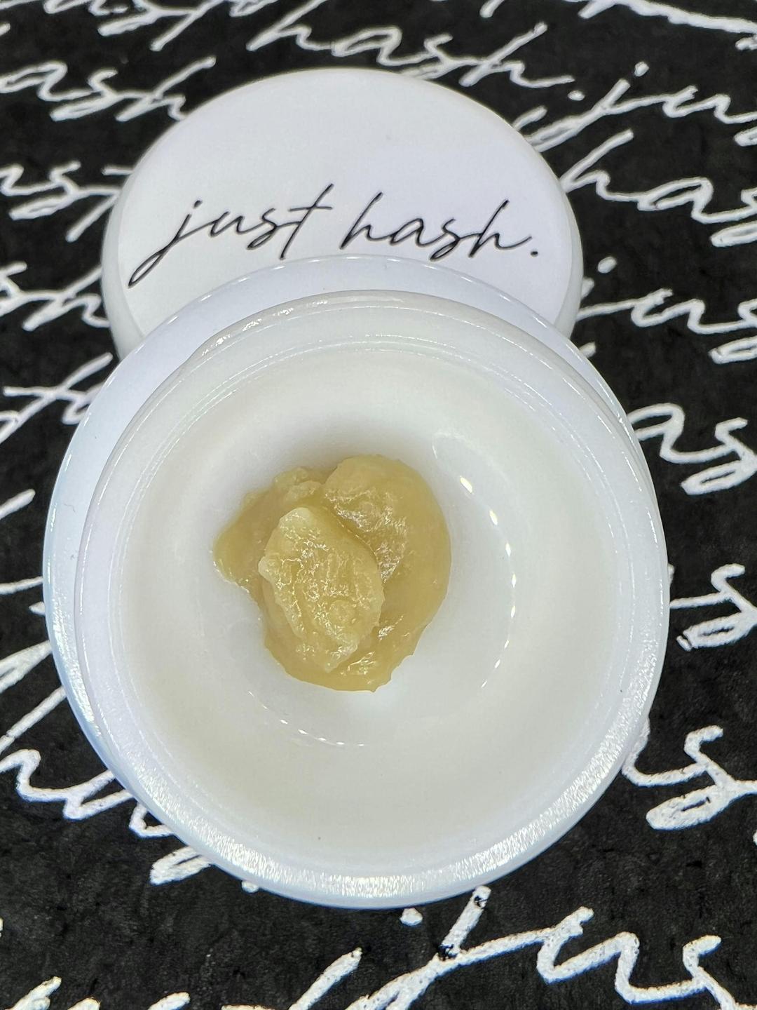 Just Hash - East Coast Sour Diesel Live Rosin Badder 1g