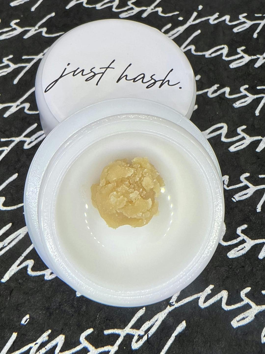 Just Hash - TTRS Live Rosin Badder 1g