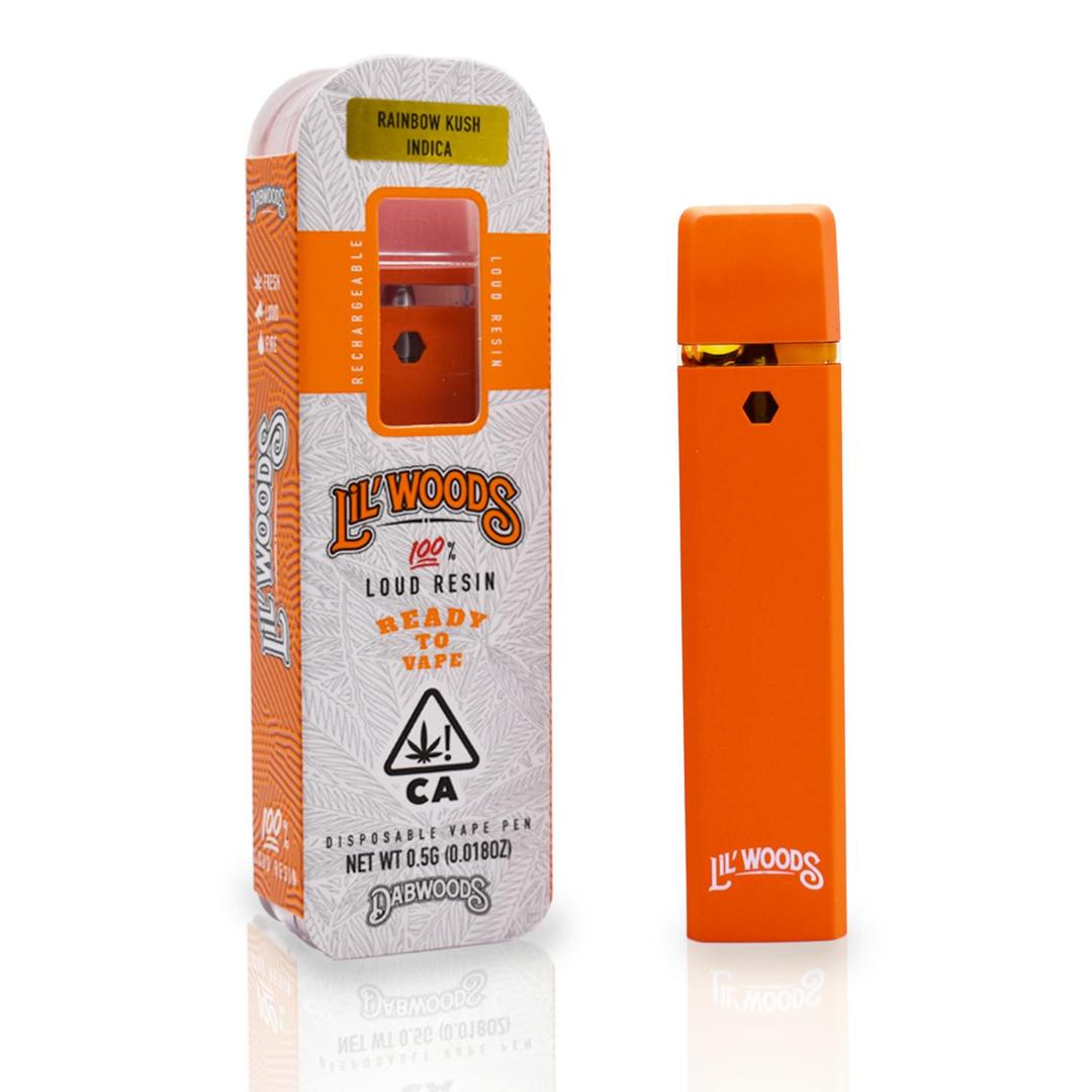 LILWOODS HALF GRAM LIVE RESIN ALL IN ONE DEVICE RAINBOW KUSH