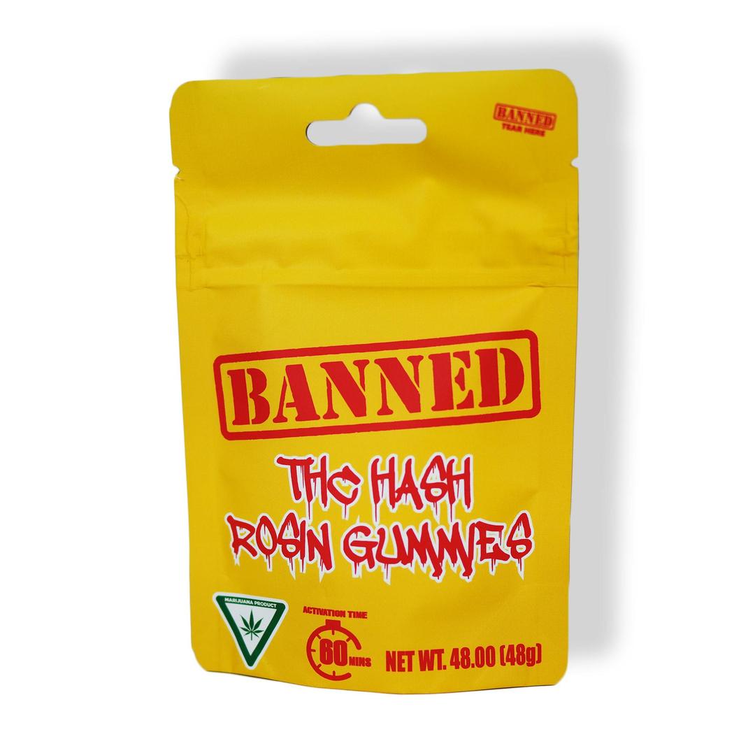 BANNED Hash Rosin Gummy Clusters 100MG | 5/20MG PCS