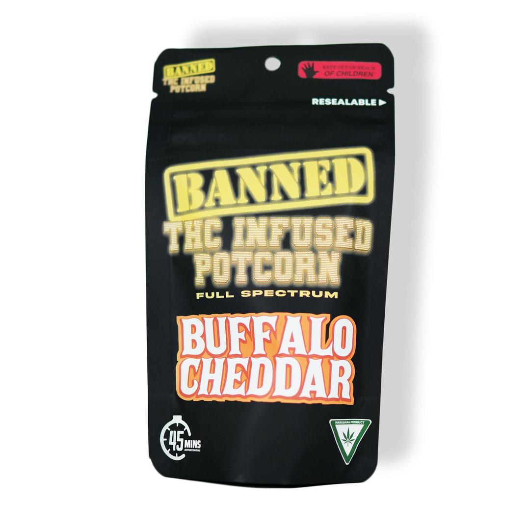 BUFFALO CHEDDAR POTCORN | 100MG