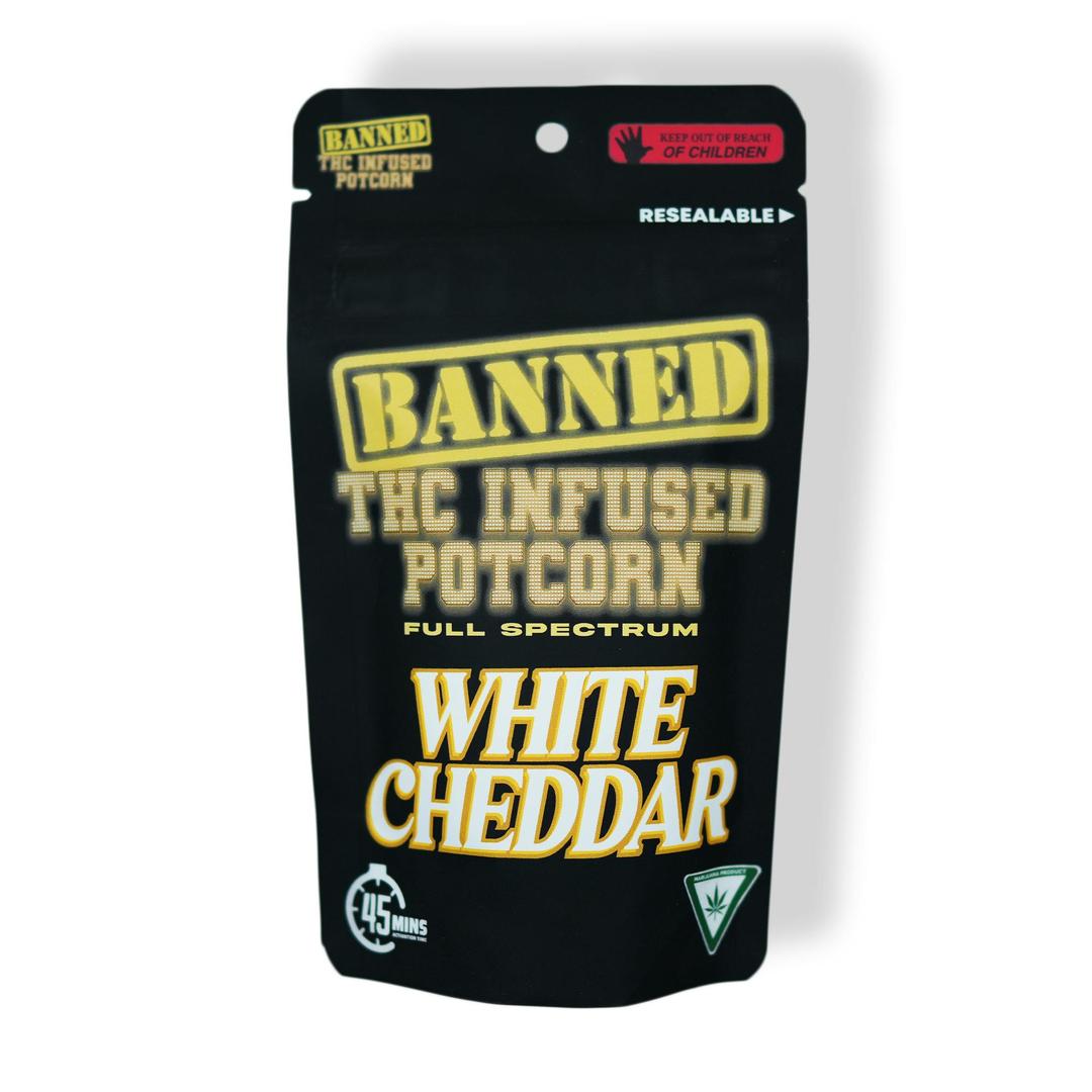 WHITE CHEDDAR POTCORN | 100MG