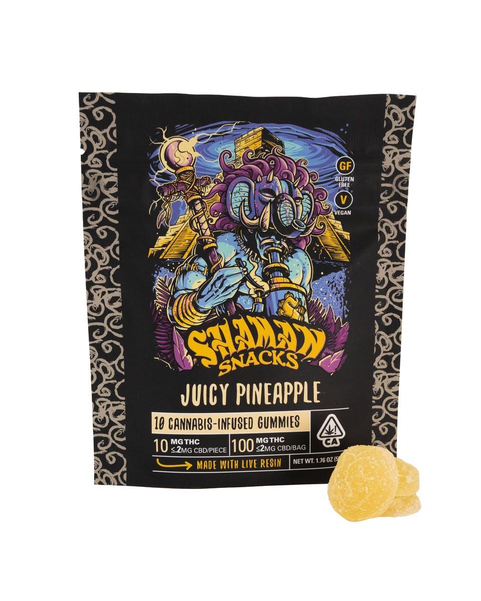 Shaman Snacks - Juicy Pineapple (100mg)