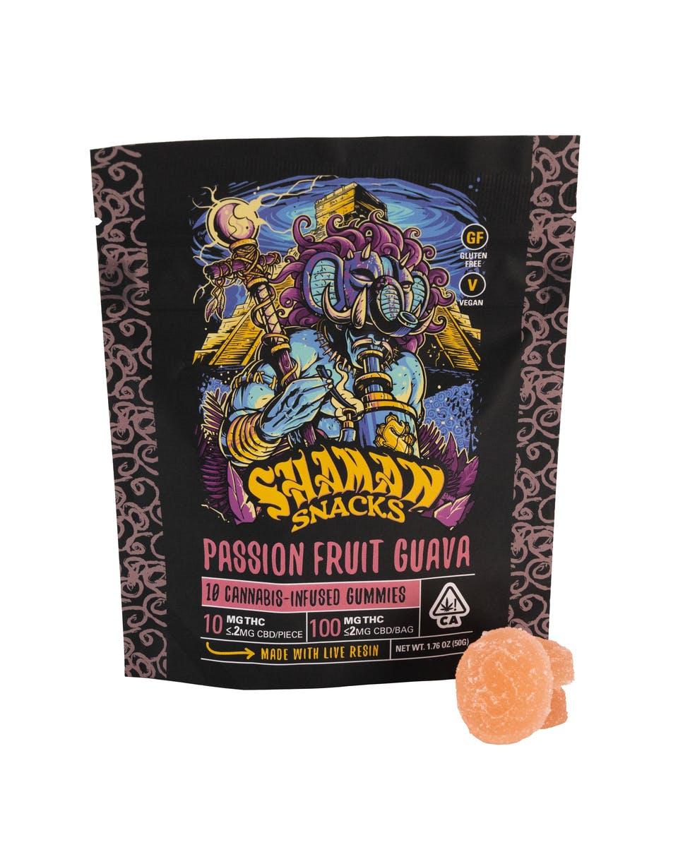 Shaman Snacks - Passion Fruit Guava (100mg)