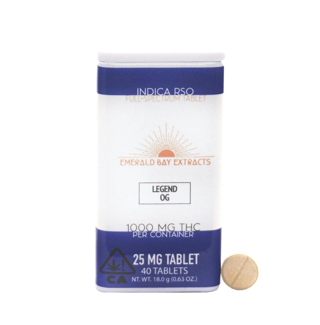 Legend OG RSO Tablets (25mg Tablet) (1000mg Package)