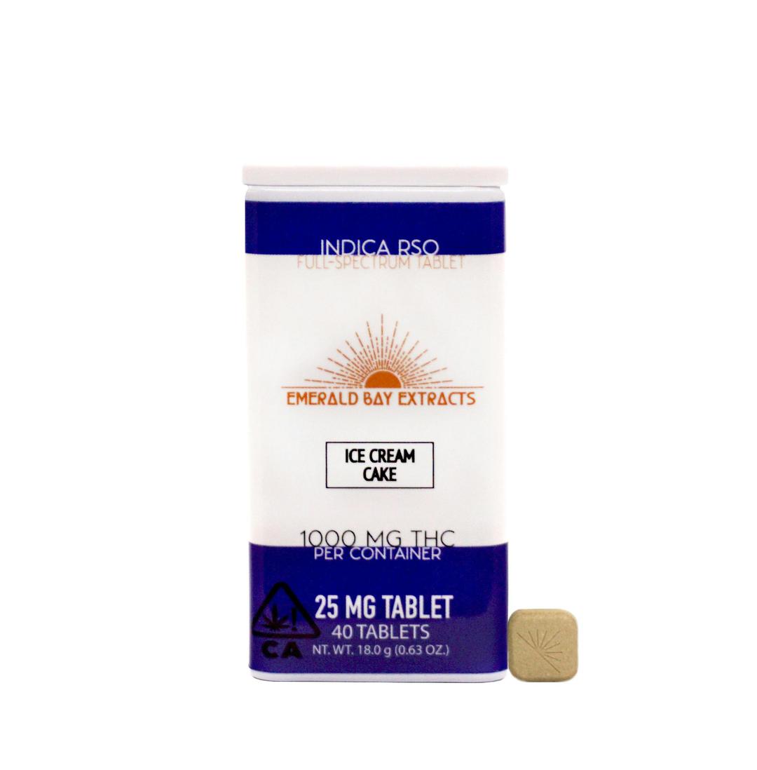 Ice Cream Cake RSO Tablets (25mg Tablet) (1000mg Package)