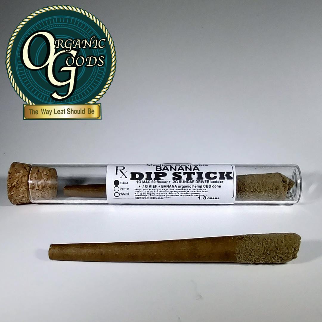 Organic Goods Dip Stick w/ Badder & Kief Grape 1.3 G