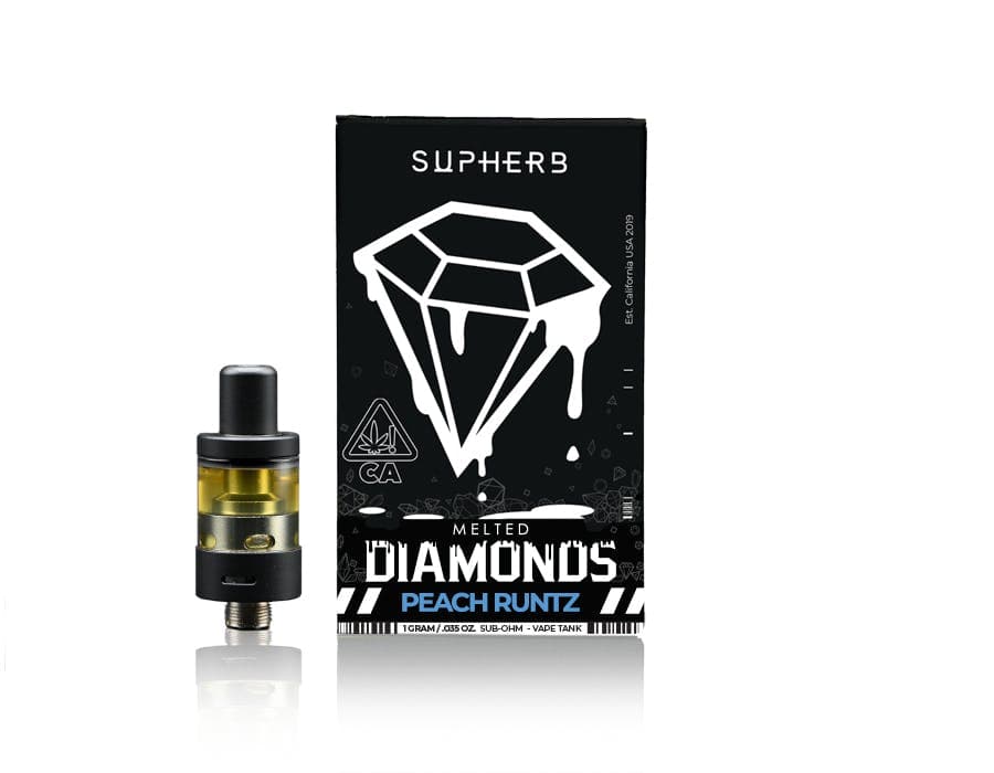 Supherb - Peach Runtz Hybrid Melted Diamonds Cartridge 1g