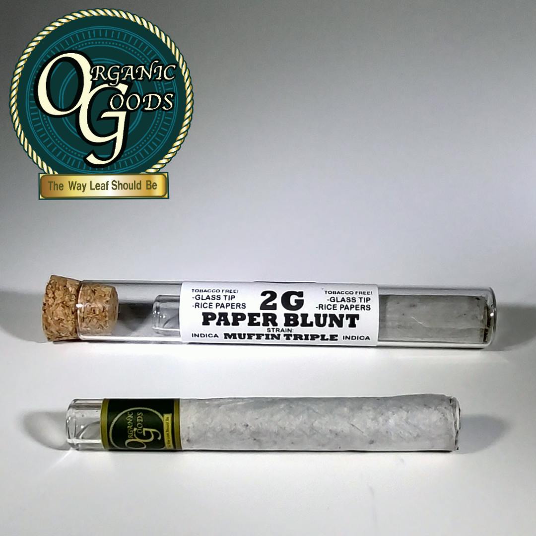 Organic Goods Paper Blunt Muffin Triple 2 G
