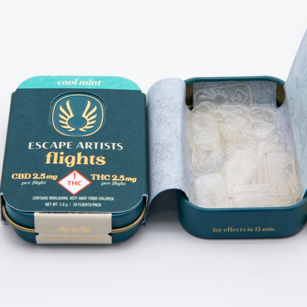 1:1 Cool Mint Flights [30pk] (75mg CBD/75mg THC)