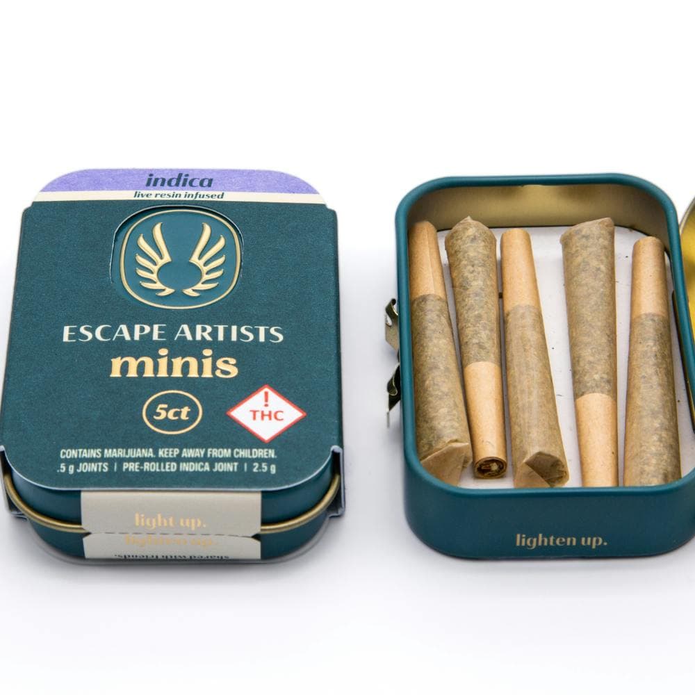 Live Resin Infused Joint Minis - Indica [5pk][2.5g]