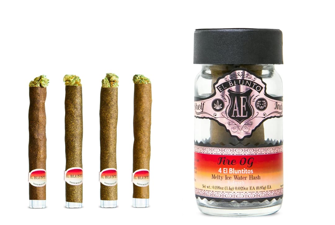 El Bluntito 4-Pack - Hash Infused - Fire OG - 4 x .85G [Mini Blunt]