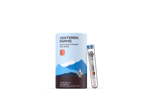 Venterra Farms | Lemon Cherry Gelato Indica Hybrid - Pre Roll 7pk (3.5g)