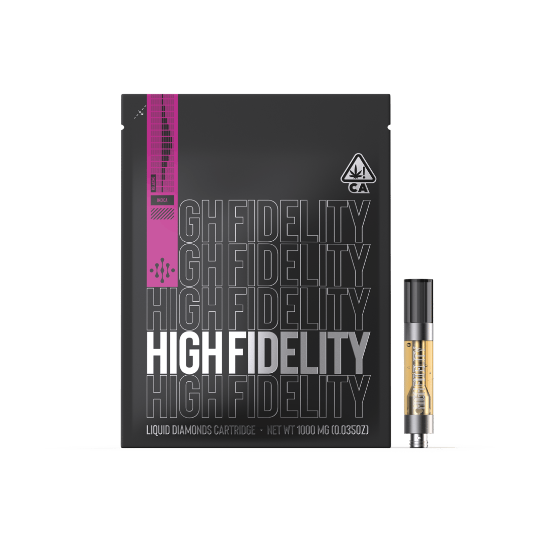 High Fidelity | Slurty3 Indica - Liquid Diamond 510 Cartridge (1g)