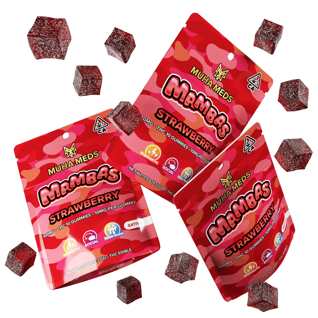 Strawberry Muha Mamba - 100mg