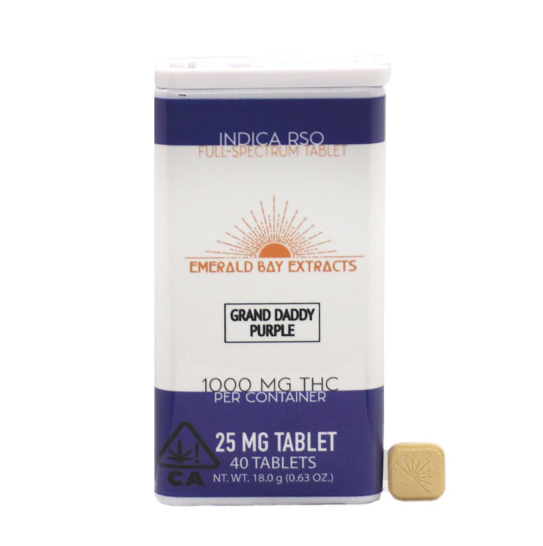 Grand Daddy Purple RSO Tablets (25mg Tablet) (1000mg Package)