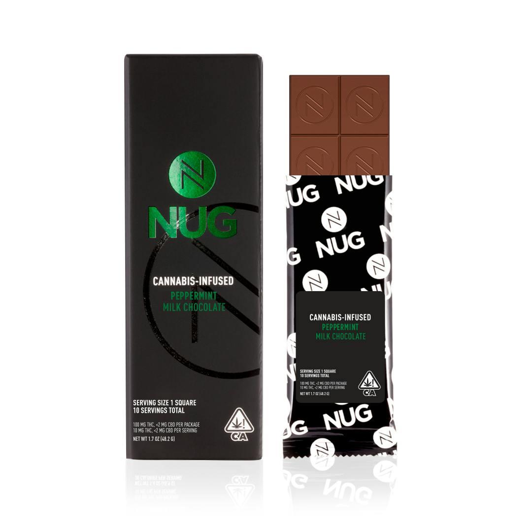 NUG Chocolate Bar - Peppermint Milk Chocolate