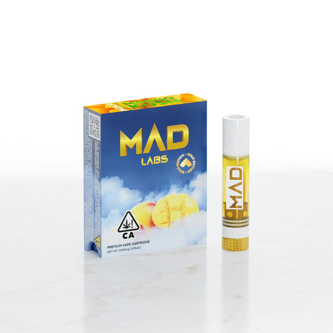 Mad Labs - Mango Kush - Cartridge Gold Edition 1G